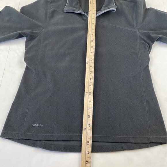 Nike ACG 1/4 Zip Fleece Pullover Women’s L Black Poly Stretch Arm Pocket Active - Picture 4 of 10